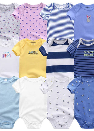 Babies Outfits Uniesx Newborn Baby Rompers Clothing 7Pcs/Lot Infant Jumpsuits 100%Cotton Children Roupa De Bebe Girls&Boys Baby Clothes