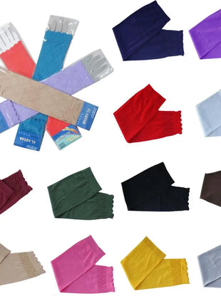 Accessories Muslim Women Oversleeves Islamic Arm Cover Hijab Stretchy Fabric Abaya Sleeves Ramadan Middle East Sun Protection Fashion