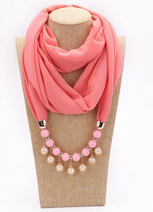 Accessories LaMaxPa Newest Women Liontin Hijab Women Pendant Jewelry Scarf Mujer Colgante Bufanda Frau Schal Femme Scarves Vrouwen Sjaals