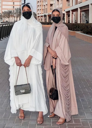 Abaya Dress Muslim Women Party Abayas Ramadan Dubai Islam Pleated Long Dresses Kaftan Robe Longue Musulmane Vestidos Largos