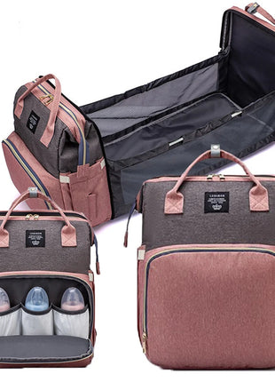 Kids Accessories Portable Mommy Bags Folding Large Capacity Mother Backpack Bags For Babies Kid Baby Stroller Diaper Bag Organizer Outing Handbag