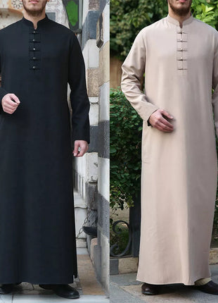 Jubba Thobe Saudi Arabia Kaftan Pour Homme Musulman Abaya Qamis Caftan Islamic Clothing Fashion Islam Dress Eid
