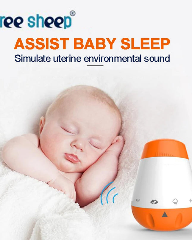 Kids Accessories-Baby White Noise Machine Smart Music Voice Sensor Infants  Bad Sleep Helper Therapy Sound Monitor Generator for Babies Relax Toy