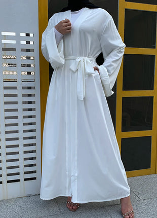 Abaya Open Kaftan Dubai Abaya Turkey Kimono Cardigan Islam Muslim Hijab Dress Jilbab Abayas For Women Robe Ete Caftan Islamic Clothing
