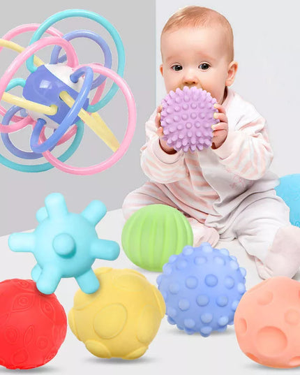 Kids Accessories Sensory Development Toys For Babies 0 to 12 Months Tactile Baby Ball Soft Massage Toys Ball Educational Baby Games Toys