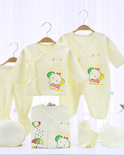 Babies Outfits Newborn Girl Clothing Baby Sets 7pcs/set 5pcs/set Shirts+Pants Rompers Suits for Children Infant Suits