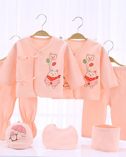 Babies Outfits Newborn Girl Clothing Baby Sets 7pcs/set 5pcs/set Shirts+Pants Rompers Suits for Children Infant Suits