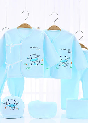 Babies Outfits Newborn Girl Clothing Baby Sets 7pcs/set 5pcs/set Shirts+Pants Rompers Suits for Children Infant Suits
