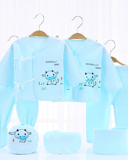 Babies Outfits Newborn Girl Clothing Baby Sets 7pcs/set 5pcs/set Shirts+Pants Rompers Suits for Children Infant Suits