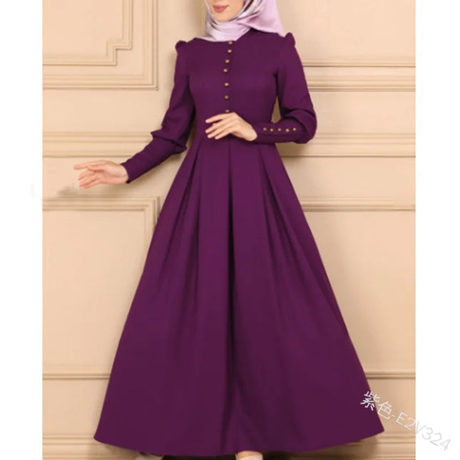 Dress Adult Muslim Dubai Abayas for Women Arabic Caftan Moroccan Kaftan Djelaba Femme Islamic Clothing