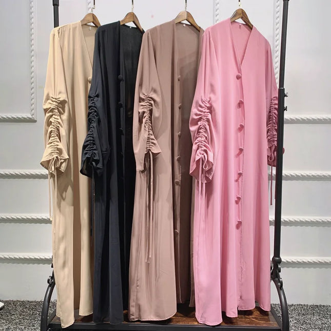 Abayas Muslim Clothing Women Islamic Clothing Abaye Dubai Turkey Kaftan Marocain Malaysia Bangladesh Cardigan robes Maxi Dress