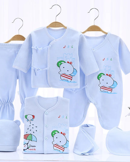 Babies Outfits Newborn Girl Clothing Baby Sets 7pcs/set 5pcs/set Shirts+Pants Rompers Suits for Children Infant Suits