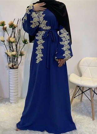Dress Abaya Dubai Turkey Muslim Fashion Women Hijab Dress Islam Caftan Marocain Dresses Vestidos Clothing Robe Musulman