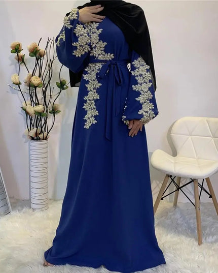 Dress Abaya Dubai Turkey Muslim Fashion Women Hijab Dress Islam Caftan Marocain Dresses Vestidos Clothing Robe Musulman