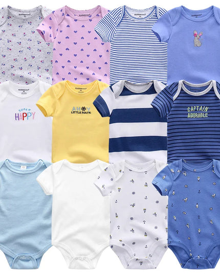 Babies Outfits Uniesx Newborn Baby Rompers Clothing 7Pcs/Lot Infant Jumpsuits 100%Cotton Children Roupa De Bebe Girls&Boys Baby Clothes