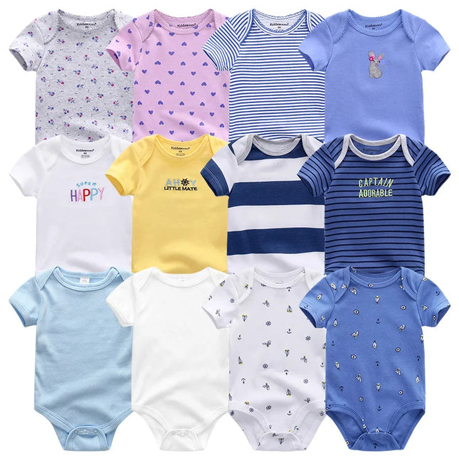 Babies Outfits Uniesx Newborn Baby Rompers Clothing 7Pcs/Lot Infant Jumpsuits 100%Cotton Children Roupa De Bebe Girls&Boys Baby Clothes