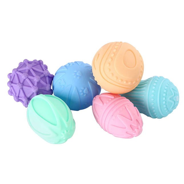 Kids Accessories Sensory Development Toys For Babies 0 to 12 Months Tactile Baby Ball Soft Massage Toys Ball Educational Baby Games Toys