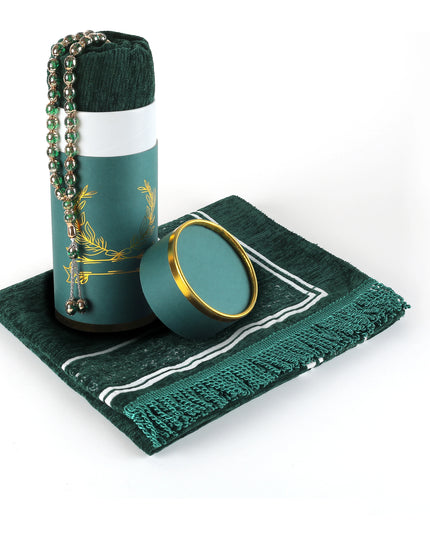 Accessories Muslim Elegant Cylinder Gift Washable Janamaz Sajadah Soft Islamic Prayer Rug