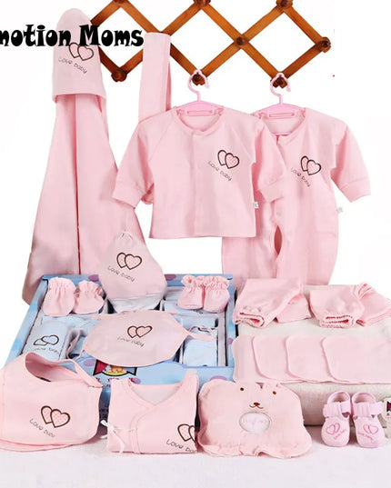 Babies Outfits Emotion Moms 22Pieces Newborn Baby Girls Clothing 0-6Months Infants Baby Clothes Girl Boys Clothing Baby Gift Set Without Box