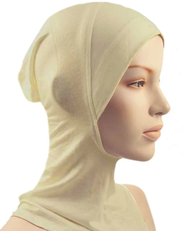 Hijab Under Hat Cap Bone Bonnet Ninja Inner Hijabs Women Muslim Islamic Wrap Headscarf Neck Full Cover Scarf 14 Colors