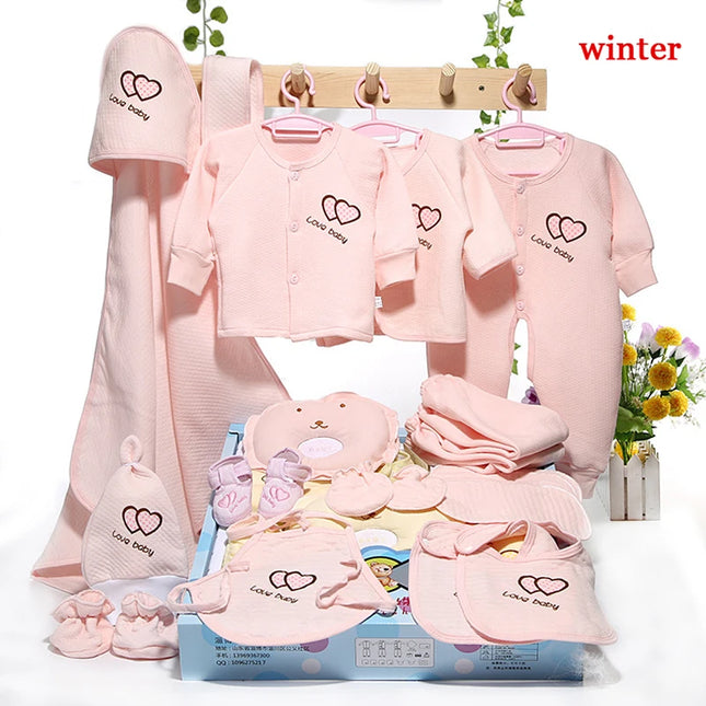 Babies Outfits Emotion Moms 22Pieces Newborn Baby Girls Clothing 0-6Months Infants Baby Clothes Girl Boys Clothing Baby Gift Set Without Box