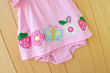 Babies Outfits - Baby Rompers Summer Baby Girls Clothing Sets Cute Newborn Baby Clothes Toddler Baby Girl Clothes Roupa Infant Jumpsuits