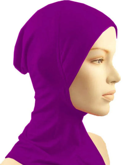 Under Hat Cap Bone Bonnet Ninja Inner Hijabs Women Muslim Islamic Wrap Headscarf Neck Full Cover Scarf 14 Colors