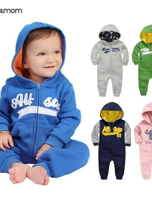 Babies Outfits  Spring Baby Rompers Newborn Cotton Tracksuit Clothing Baby Long Sleeve Hoodies Infant Boys Girls Jumpsuit Baby Clothes Boy