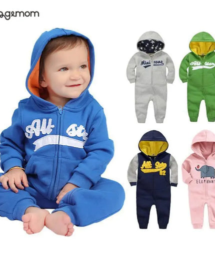 Babies Outfits  Spring Baby Rompers Newborn Cotton Tracksuit Clothing Baby Long Sleeve Hoodies Infant Boys Girls Jumpsuit Baby Clothes Boy