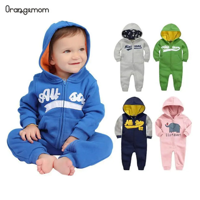 Babies Outfits  Spring Baby Rompers Newborn Cotton Tracksuit Clothing Baby Long Sleeve Hoodies Infant Boys Girls Jumpsuit Baby Clothes Boy