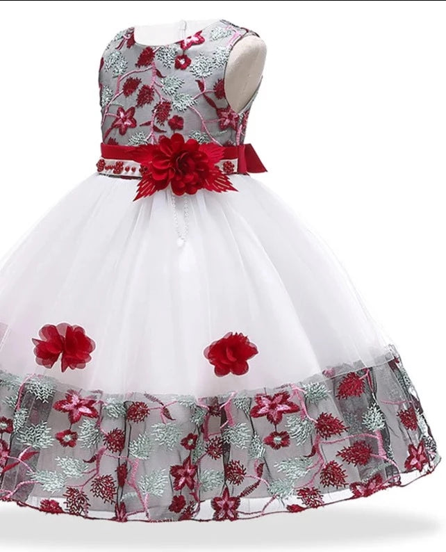 Kids Outfits Children's Flower Girls Wedding Dress For Girl Elegant Baby Clothes Evening Princess Party Carnival Easter Vestidos