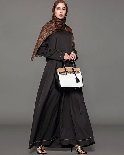 Dress For Women Islamic Clothing Dubai Ladies Long Dresses Long Sleeve Maxi Dress For Muslim Women Middle East Eid