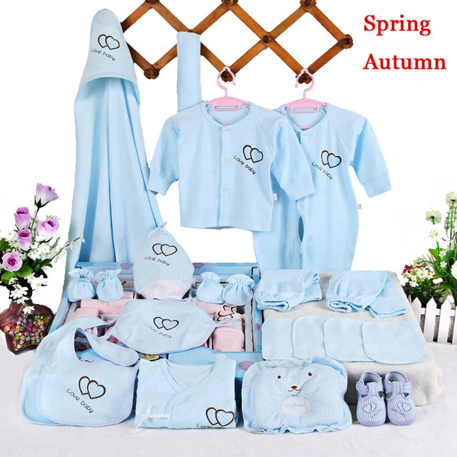 Babies Outfits Emotion Moms 22Pieces Newborn Baby Girls Clothing 0-6Months Infants Baby Clothes Girl Boys Clothing Baby Gift Set Without Box