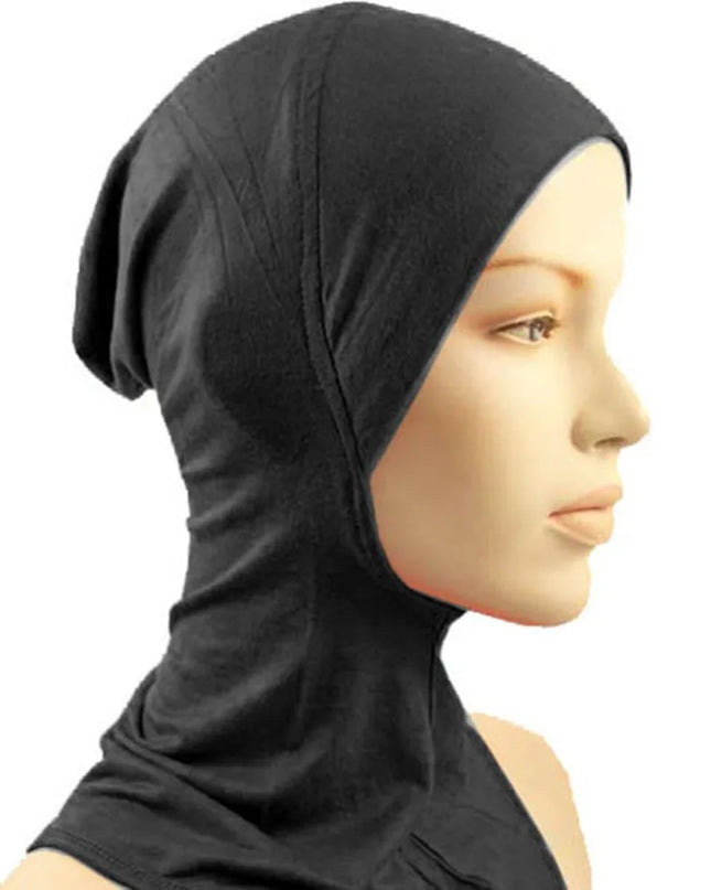 Hijab Under Hat Cap Bone Bonnet Ninja Inner Hijabs Women Muslim Islamic Wrap Headscarf Neck Full Cover Scarf 14 Colors