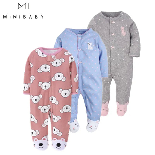 Babies Outfits clothing ! new born baby clothes newborn home wear ropa baby girl romper  cotton baby costume infant boy sleep pajamas