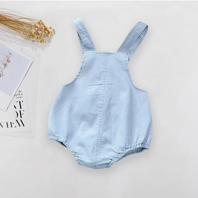 Babies Outfits DIIMUU Toddler Infant Boy Pants Denim Clothes Girls Overalls Dungarees Kids Baby Jumper Jeans Jumpsuit Clothing Outfits Shorts