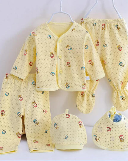 Babies Outfits Brand 5pcs/set enfant Newborn sets baby Boys suits Baby Clothes Cotton