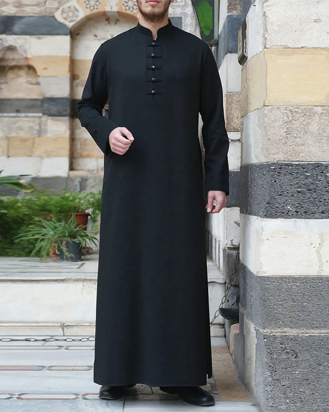 Jubba Thobe Saudi Arabia Kaftan Pour Homme Musulman Abaya Qamis Caftan Islamic Clothing Fashion Islam Dress Eid