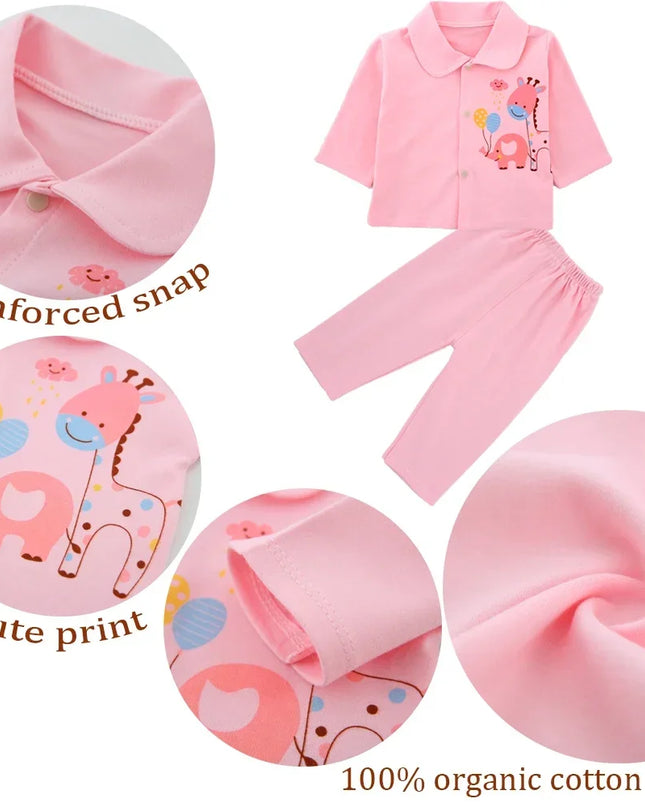 Babies Outfits Newborn Baby Girl Clothes Sets 0-6 Months Cotton Infant Girl Set Soft Autumn Baby Boys Clothing Toddler Baby Hat Bib