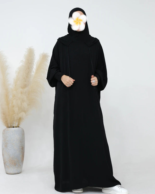 Dress Eid Muslim Dress for Women Eid Abaya Morocco Ramadan Jilbab Hooded Prayer Dresses Vestido Kaftan Islam Dubai Arab Long Robe 2024