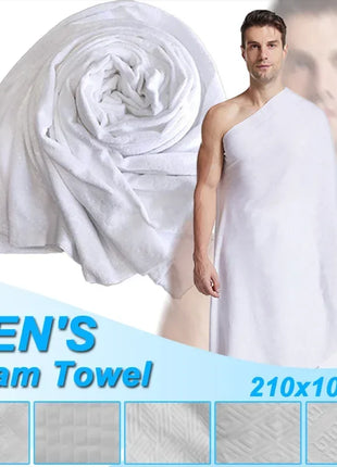 Accessories 1Pcs Ihram Hajj Towel Soft Comfortable White Pilgrimage Towel Arabia Muslim Ethnic Men Prayer Shawl Worship Hajj Costume
