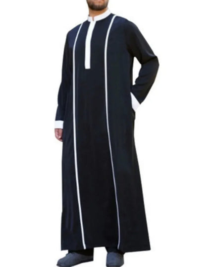 Jubba Muslim Robes Cosplay Men Traditional Eid Middle East Islamic Arab Caftan Jubba Thobe Islam Kaftan Fashion Loose Clothing