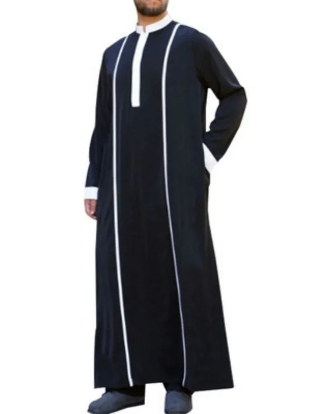 Jubba Muslim Robes Cosplay Men Traditional Eid Middle East Islamic Arab Caftan Jubba Thobe Islam Kaftan Fashion Loose Clothing