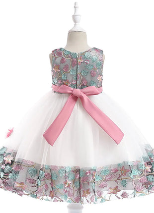 Kids Outfits Children's Flower Girls Wedding Dress For Girl Elegant Baby Clothes Evening Princess Party Carnival Easter Vestidos