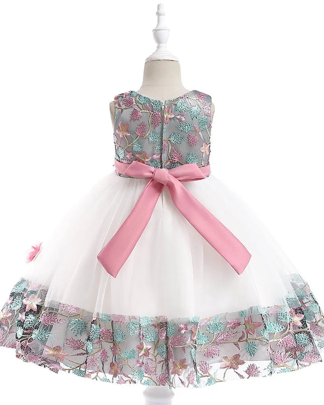 Kids Outfits Children's Flower Girls Wedding Dress For Girl Elegant Baby Clothes Evening Princess Party Carnival Easter Vestidos