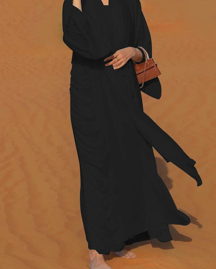 Abaya Dress Muslim Women Party Abayas Ramadan Dubai Islam Pleated Long Dresses Kaftan Robe Longue Musulmane Vestidos Largos