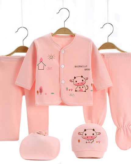 Babies Outfits Brand 5pcs/set enfant Newborn sets baby Boys suits Baby Clothes Cotton