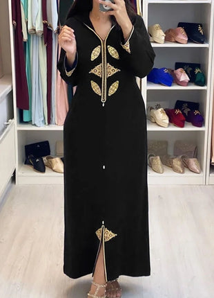 Dress Jellaba Kaftan Women Floral Dubai 2022 Hooded Summer Fashion Elegant Long Dresses Robe Femme Morocca