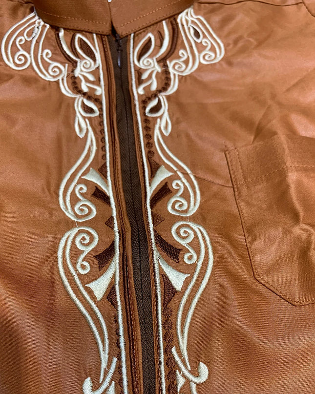 Kids Outfit 2 Pieces Muslim Boys Afghan Kids Dress Set Long Sleeve  Thobe For Children Shalwar Kameez Eid Pakistan India 3-16years Old