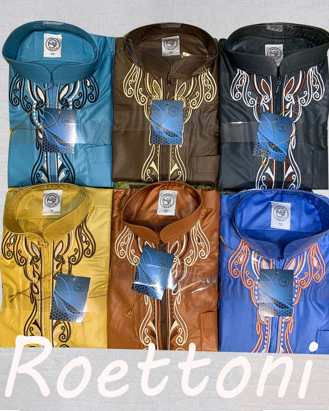 Kids Outfit 2 Pieces Muslim Boys Afghan Kids Dress Set Long Sleeve  Thobe For Children Shalwar Kameez Eid Pakistan India 3-16years Old